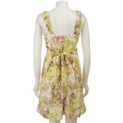 FINAL SALE Teeze Me Junior's Printed Chiffon Dress