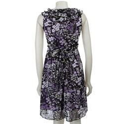 FINAL SALE Teeze Me Junior's Printed Chiffon Dress