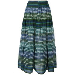 Angie Junior's Smocked Waist Boho-style Skirt