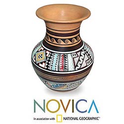Set of Five 'Ancestral Visions' Cuzco Vases (Peru)