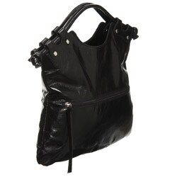 Pietro Alessandro Small Glazed Leather Satchel