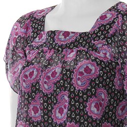 Self Esteem Brand Junior's Flutter-sleeve Top