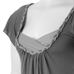 Threads Brand Junior's Flutter-sleeve Scoop-neck Top