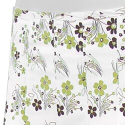 Adi Designs Junior's Floral Print Paneled Full Skirt