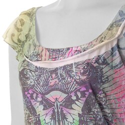 Rocker Girl Junior's Cap Sleeve Sublimation Top