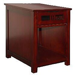 Mission-style Hardwood Cherry Finish Accent Tables (Set of 2)