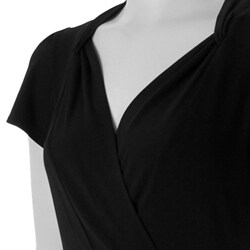 Sangria Women's Y-collar Belted Dress