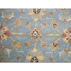 Indo Tufted Light Blue Mahal Rug (6' Round)