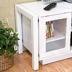 White TV Stand/ Media Console