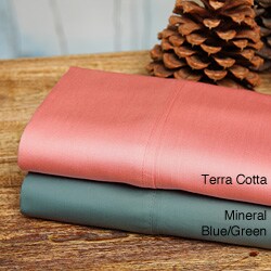 Sateen Solid Combed Cotton 600 Thread Count Sheet Set