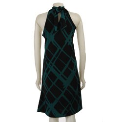 Nicewear Women's Plus Size Sleeveless High-neck Dress