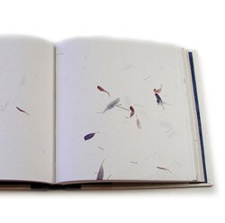 Blue Silk Handmade Paper Journal (India)