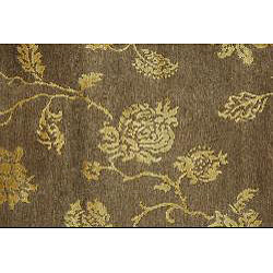 Hand-knotted Accra Wool Rug (5'6 x 8'6)