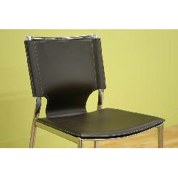 Bonded Leather Dining Chairs (Set of 2)