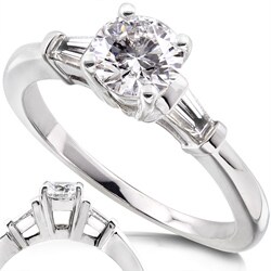 14k Gold 1ct TDW Round Diamond Engagement Ring (H-I, I1-I2)