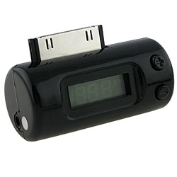 All-channel FM Transmitter with iPod/ iPhone Car Charger