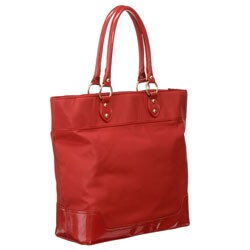 Butler Bag Nylon and Patent PVC Tote