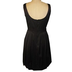 Maggy London Women's Black Stretch Satin Dress
