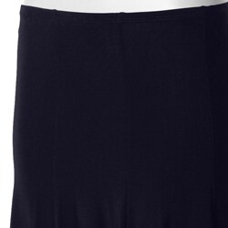 Adi Designs Women's Navy Flowing Skirt