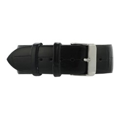 Geneva Platinum Men's Faux Leather Strap Watch