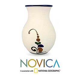 Ceramic 'Spring Empire' Vase (Mexico)