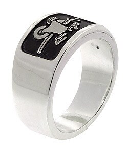 Sterling Silver 'Armor of God' Band Ring