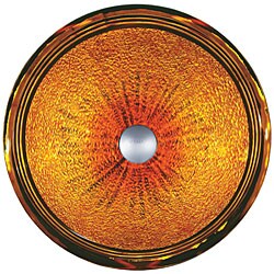 Vigo Tangerine 19-mm thick Glass Vessel Sink