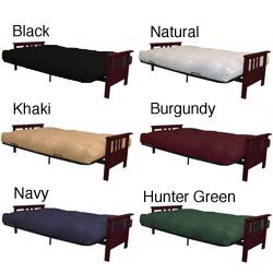 Provo Full Mission-style Frame/ Mattress Futon Set