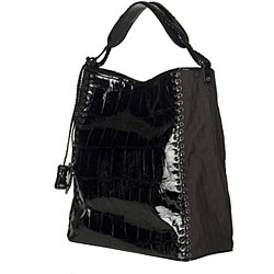 Christian Dior Large Patent Leather Hobo-style Bag