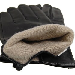 Boston Traveler Men's Cashmere-lined Leather Gloves