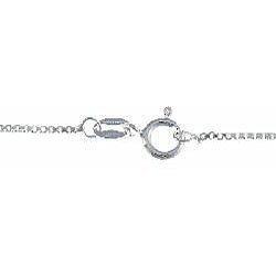 Sterling Silver Gemstone Chakra Lotus Necklace