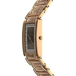 Wittnauer Men's Black Dial Goldplated Watch