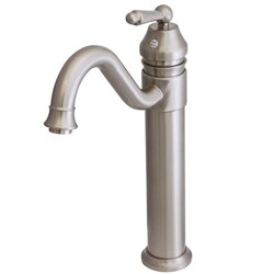 Geyser Bathroom Vanity Single Lever Brushed Nickel Faucet 