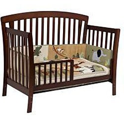 DaVinci Rivington 4-in-1 Crib with Toddler Rail in Coffee