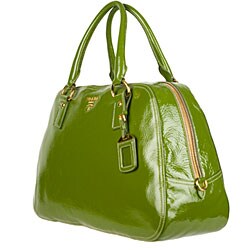 Prada Naplak Green Bowler Bag