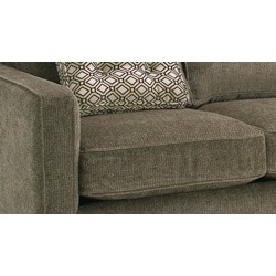 Calabria Graphite Grey Chenille Fabric Apartment Sofa Bed