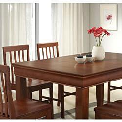 Ashlyn 7-piece Brown Solid Wood Dinette Set