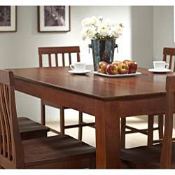 Abigail 7-piece Brown Solid Wood Dinette Set