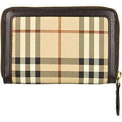 Burberry Ziggy Haymarket Medium Wallet