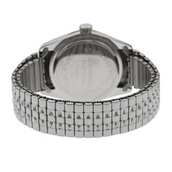 Geneva Platinum Men's Stretch Bracelet Watch