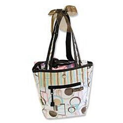 Trend Lab Cocoa Dots Mini-Tulip Tote Gift Set