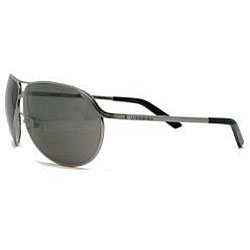 Diesel '0067/S' Unisex Silver Aviator Sunglasses