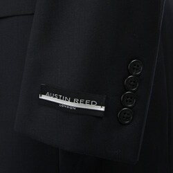 Austin Reed Men's Solid Navy Suit
