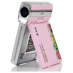 SVP T900 High Definition Pink Digital Camcorder/ 8GB SD