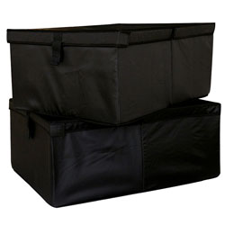 Black Under Bed Storage Baskets (Set of 2)