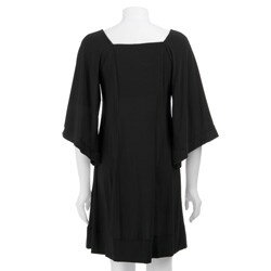 Tiana B Women's Kimono-sleeve Square-neck Dress
