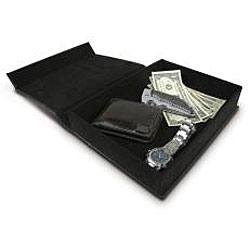 Bellagio Italia Black Leather Book Safe