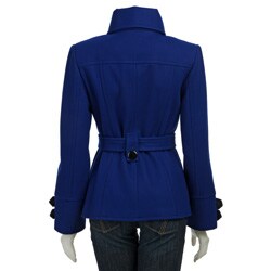 Giacca Women's Asymmetrical Short Wool Coat