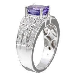 Encore by Le Vian 14k Gold Tanzanite and 3/5ct TDW Diamond Ring (H-I, SI1-SI2) (Size 7)