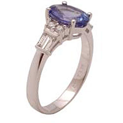 Dyach 14k Gold Tanzanite and 1/3ct TDW Diamond Ring (G-H, SI1-SI2)